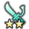 A two star weapon